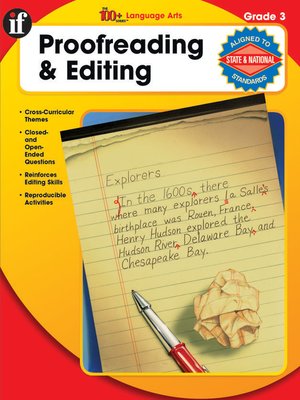 cover image of The 100+ Series Proofreading & Editing, Grade 3